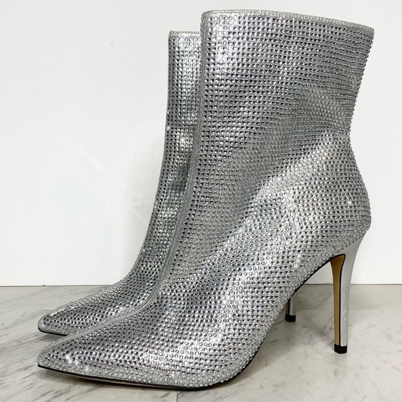 BP Athenna Pointy Toe Rhinestone Bootie 8 1/2 M - Picture 1 of 15